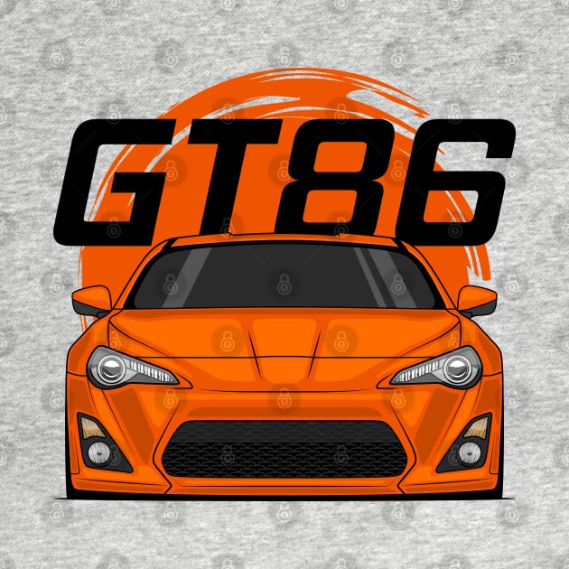 Front Orange GT86 MK1 Pre JDM by GoldenTuners